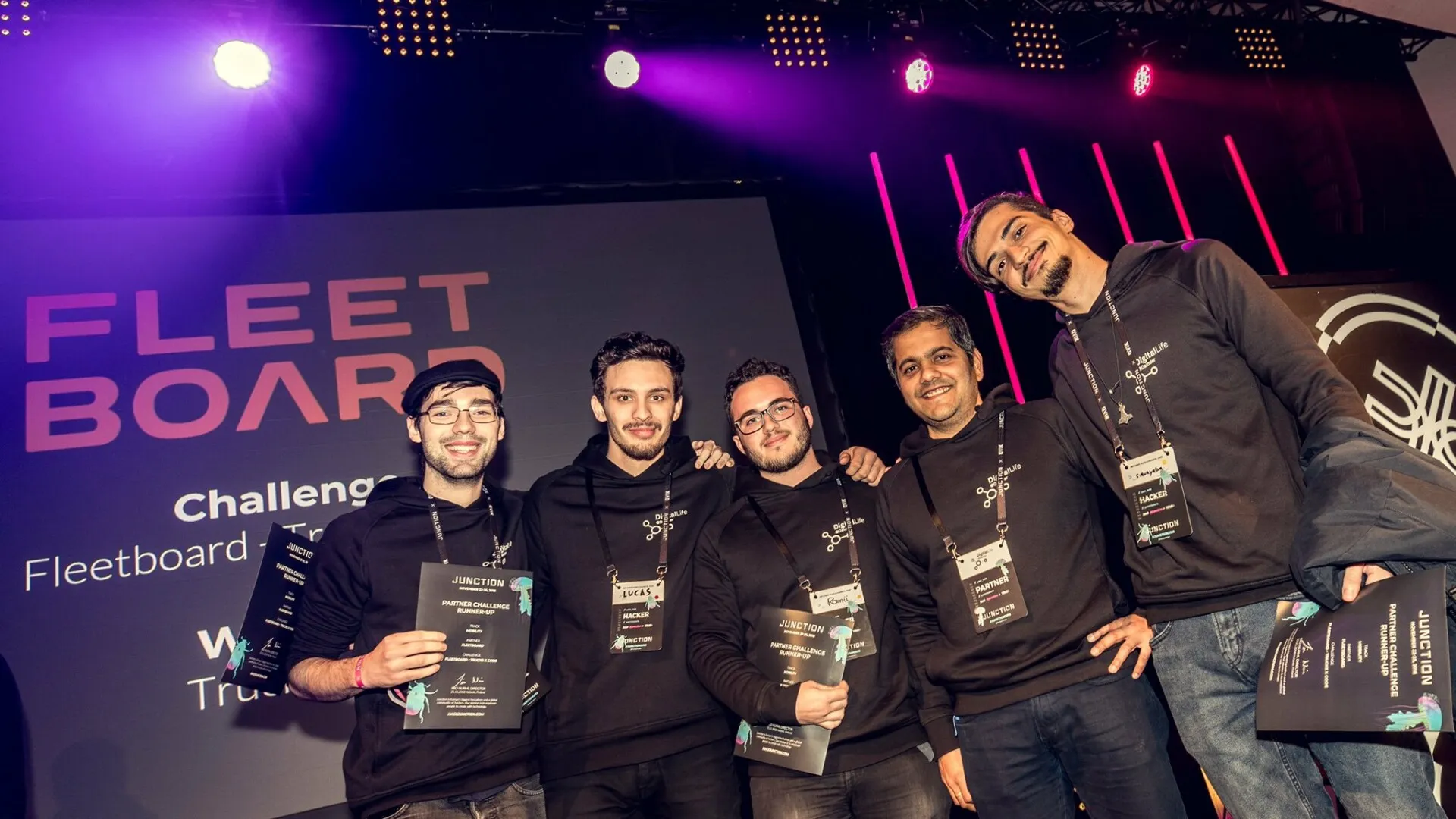 Winners at Junction 2018